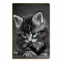 Блокнот з принтом Gray cat - PrintSalon