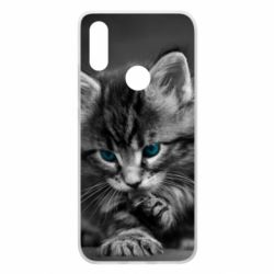 Чохол для Xiaomi Redmi 7 Gray cat - PrintSalon