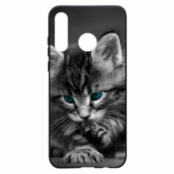 Чохол для Huawei P30 Lite Gray cat - PrintSalon