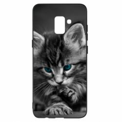 Чохол для Samsung A8+ 2018 Gray cat - PrintSalon