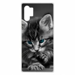 Чохол для Samsung Note 10 Plus Gray cat - PrintSalon