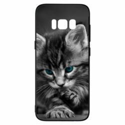 Чохол для Samsung S8 Gray cat - PrintSalon