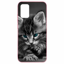 Чохол для Samsung A02s/M02s Gray cat - PrintSalon