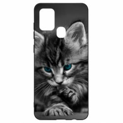 Чохол для Samsung A21s Gray cat - PrintSalon