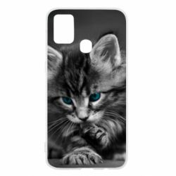 Чохол для Samsung M31 Gray cat - PrintSalon
