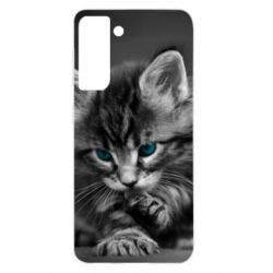 Чохол для Samsung S21 Gray cat - PrintSalon