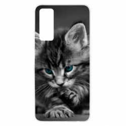 Чохол для Huawei P Smart 2021 Gray cat - PrintSalon