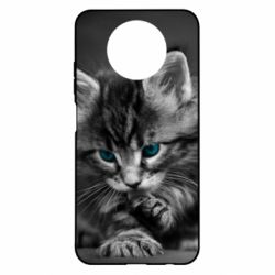 Чохол для Xiaomi Redmi Note 9 5G/Redmi Note 9T Gray cat - PrintSalon