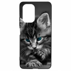 Чохол для Xiaomi Poco F3/K40 Gray cat - PrintSalon