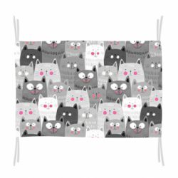 Прапор Gray cats pattern - PrintSalon