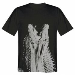 Мужская футболка 3D Gray dragon - PrintSalon