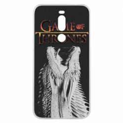 Чехол для Meizu X8 Gray dragon - PrintSalon