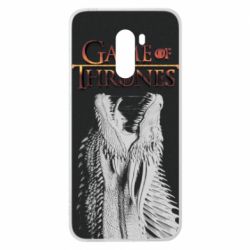 Чехол для Xiaomi Pocophone F1 Gray dragon - PrintSalon
