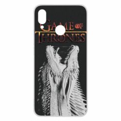 Чехол для Huawei P Smart Plus 2018 Gray dragon - PrintSalon