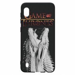 Чехол для Samsung A10 Gray dragon - PrintSalon