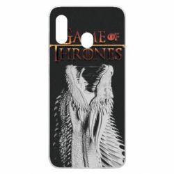 Чехол для Samsung A20 Gray dragon - PrintSalon