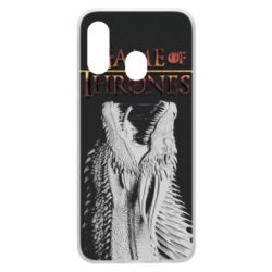 Чехол для Samsung A40 Gray dragon - PrintSalon