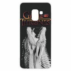 Чехол для Samsung A8 2018 Gray dragon - PrintSalon
