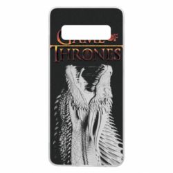 Чехол для Samsung S10 Gray dragon - PrintSalon
