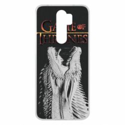 Чехол для Xiaomi Redmi Note 8 Pro Gray dragon - PrintSalon