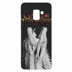 Чехол для Samsung A8+ 2018 Gray dragon - PrintSalon