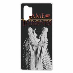 Чехол для Samsung Note 10 Plus Gray dragon - PrintSalon