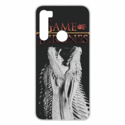 Чехол для Xiaomi Redmi Note 8 Gray dragon - PrintSalon