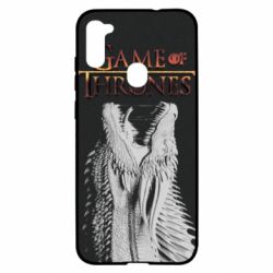 Чехол для Samsung A11/M11 Gray dragon - PrintSalon