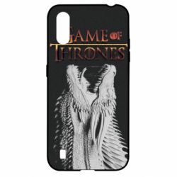 Чехол для Samsung A01/M01 Gray dragon - PrintSalon