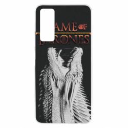 Чехол для Huawei P Smart 2021 Gray dragon - PrintSalon