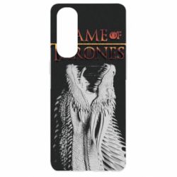 Чехол для Oppo Reno 4 Pro Gray dragon - PrintSalon