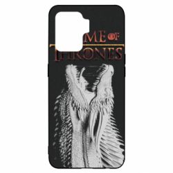 Чехол для Oppo Reno 5 Lite Gray dragon - PrintSalon