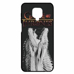 Чехол для Xiaomi Redmi Note 9S/9Pro/9Pro Max Gray dragon - PrintSalon