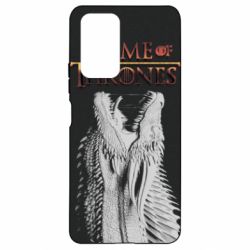 Чехол для Xiaomi Redmi Note 10 Pro Gray dragon - PrintSalon