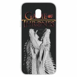 Чехол для Samsung J3 2017 Gray dragon - PrintSalon