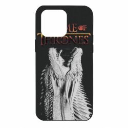 Чехол для iPhone 14 Pro Max Gray dragon - PrintSalon