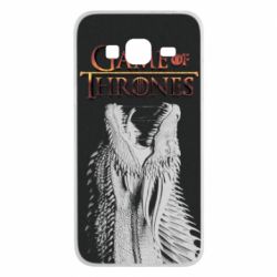 Чехол для Samsung J3 2016 Gray dragon - PrintSalon