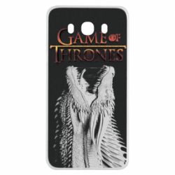 Чехол для Samsung J7 2016 Gray dragon - PrintSalon