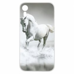 Чохол для iPhone XR Gray horse - PrintSalon