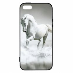 Чохол для iphone 5/5S/SE Gray horse - PrintSalon