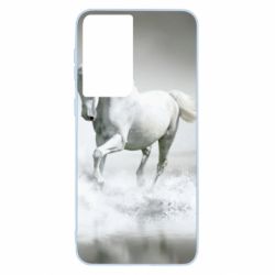 Чохол для Samsung S21 Gray horse - PrintSalon