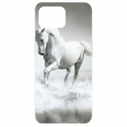 Чохол для Oppo Reno 4 Lite Gray horse - PrintSalon
