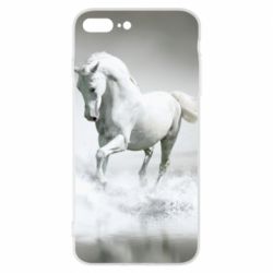 Чохол для iPhone 8 Plus Gray horse - PrintSalon
