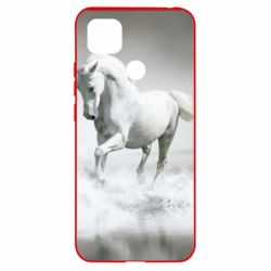 Чохол для Xiaomi Redmi 9c Gray horse - PrintSalon