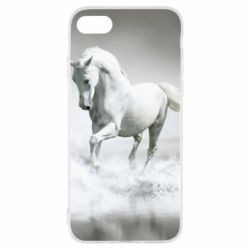 Чохол для iPhone SE 2022 Gray horse - PrintSalon