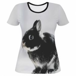 Жіноча 3D футболка Gray rabbit - PrintSalon