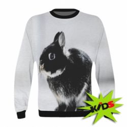 Дитячий 3D світшот Gray rabbit - PrintSalon