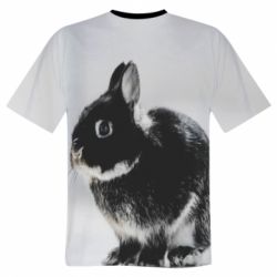 Чоловіча футболка 3D Gray rabbit - PrintSalon