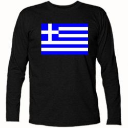 Футболка с длинным рукавом Греция - PrintSalon