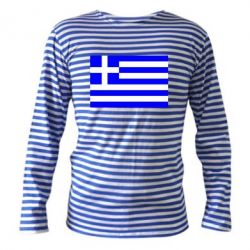 Тельняшка с длинным рукавом Греция - PrintSalon